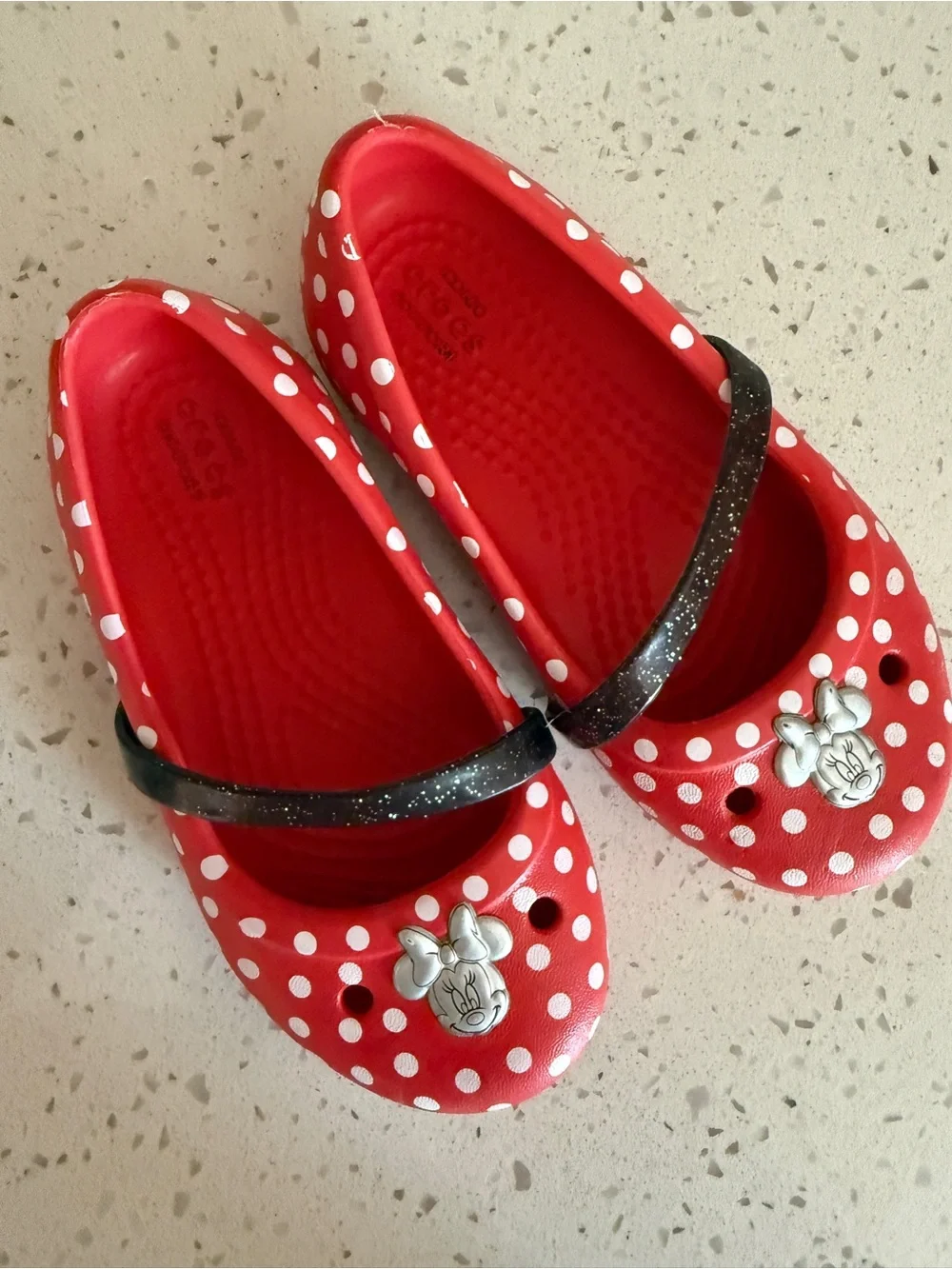 Crocs Kids' Lina Minnie Flats Size 8 Toddler